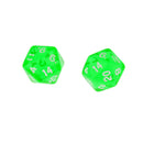 5pcs/set TRPG Game Dungeons & Dragons D20 Multi Sides Dice Set Toy Green