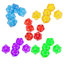 5 x Multi Sided Dice Set D20 Dungeons & Dragons TRPG Game Roleplay Red