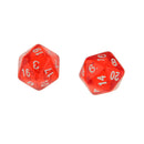 5 x Multi Sided Dice Set D20 Dungeons & Dragons TRPG Game Roleplay Red