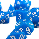 10pcs/Set TRPG Games Dungeons & Dragons D4-D30 Multi-Sided Dice Blue