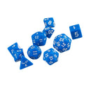 10pcs/Set TRPG Games Dungeons & Dragons D4-D30 Multi-Sided Dice Blue