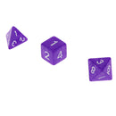 New 7pcs/Set TRPG Games Dungeons & Dragons D4-D20 Multi-sided Dices Purple