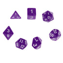 New 7pcs/Set TRPG Games Dungeons & Dragons D4-D20 Multi-sided Dices Purple