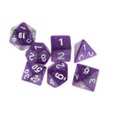 New 7pcs/Set TRPG Games Dungeons & Dragons D4-D20 Multi-sided Dices Purple