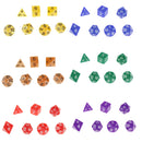 New 7pcs/Set TRPG Games Dungeons & Dragons D4-D20 Multi-sided Dices Purple
