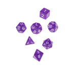 New 7pcs/Set TRPG Games Dungeons & Dragons D4-D20 Multi-sided Dices Purple