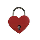 Vintage Mini Padlock Heart Shaped Key Lock Red Pack of 3