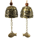 Vintage Dragon Fengshui Bell Good Luck Bless Home Garden Hanging Windchime