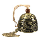 Vintage Dragon Fengshui Bell Good Luck Bless Home Garden Hanging Windchime