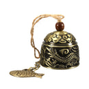 Vintage Dragon Fengshui Bell Good Luck Bless Home Garden Hanging Windchime