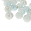 20 Pack 16mm Slass Marbles Traditional Game Play Toy White