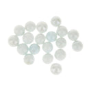20 Pack 16mm Slass Marbles Traditional Game Play Toy White