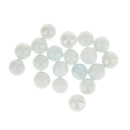 20 Pack 16mm Slass Marbles Traditional Game Play Toy White