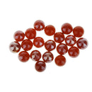 20pcs Dark Brown Slass Marbles Kids Retro Traditional Toys Classic Gift Games