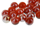 20pcs Dark Brown Slass Marbles Kids Retro Traditional Toys Classic Gift Games