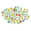 100 Bumper Pack 16mm Assorted Slass Marbles Traditional Game Play Toy