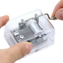 Hand Crank Music Box Movement Play Romeo and Juliet - Silver