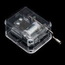 Hand Crank Music Box Movement Play Romeo and Juliet - Silver
