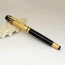 Black Gold Stainless HERO 901 Medium Nib Fountain Writing Pen Calligraphy