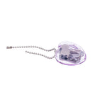 Classical Windup Heart Shape Musical Box Girls' Birthday Gift Light Purple