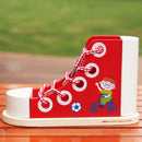 Childrens Wooden Threading Shoe Learn To Tie Laces Practical Educational Toy