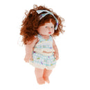 Realistic Silicone Baby Doll Vinyl Lifelike Girl in Green Top & Pants Set