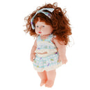 Realistic Silicone Baby Doll Vinyl Lifelike Girl in Green Top & Pants Set