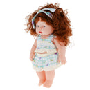 Realistic Silicone Baby Doll Vinyl Lifelike Girl in Green Top & Pants Set