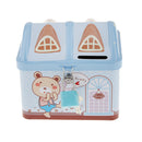 Piggy Bank House Coin Bank Tin Box Money Box Frist Saving Box Include Lock and Keys for Kids Saving Fun