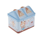 Piggy Bank House Coin Bank Tin Box Money Box Frist Saving Box Include Lock and Keys for Kids Saving Fun