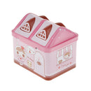Piggy Bank House Coin Bank Tin Box Money Box Frist Saving Box Include Lock and Keys for Kids Saving Fun