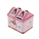 Piggy Bank House Coin Bank Tin Box Money Box Frist Saving Box Include Lock and Keys for Kids Saving Fun