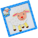 Generic Wooden Kids Child Educational Magnetic Whiteboard Puzzle Toys Gifts Sheep