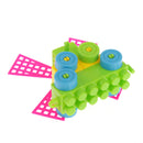 Happy Windmill Yard Building Block Construction Toy Can Open Window and Door