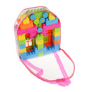 Happy Windmill Yard Building Block Construction Toy Can Open Window and Door