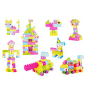 Happy Windmill Yard Building Block Construction Toy Can Open Window and Door