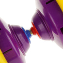 3-Bearing Diabolo Kids Diabolo Set w/ Handstick & String Chinese Yo Yo Purple