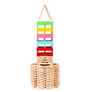 Children Wooden 150pcs Building Stacking Blocks Bricks Toy Construction Set Kids Domino Games