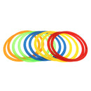 Small Size 10 Rings & 10Ring Clips Twister Hopscotch Multi-color Active Play