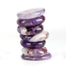 Pack of 7 Amethyst Reiki Energy Chakra Gemestone Palm Stones Healing Crystals