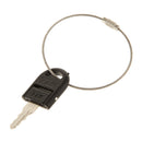 Stainless Steel Aircraft Cable Wire Keyring KeyChain Keyholder 18cm Pack Of 10PCS