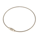 Stainless Steel Aircraft Cable Wire Keyring KeyChain Keyholder 20cm Pack Of 10PCS