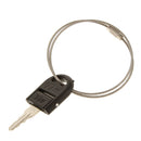 Stainless Steel Cable Wire Keyring KeyChain Keyholder Car Bike Accessories Silver 35cm