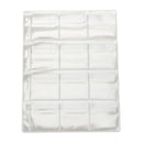 Lot of 10 Pages 12 Pockets Coin Capsules Case Holders Album Pages Sheets