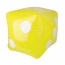Inflatable Large Dice Toys 23.6 inch Yellow