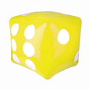 Inflatable Large Dice Toys 23.6 inch Yellow