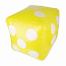 Inflatable Large Dice Toys 23.6 inch Yellow