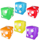 Inflatable Large Dice Toys 23.6 inch Blue