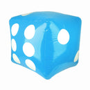 Inflatable Large Dice Toys 23.6 inch Blue