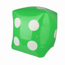 Inflatable Large Dice Toys 23.6 inch Green